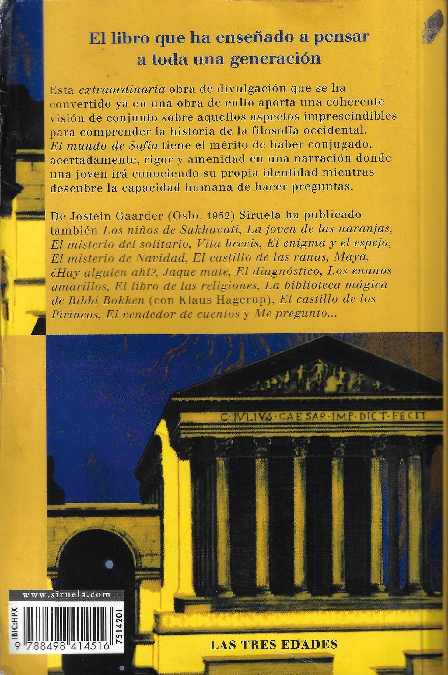 LFS69B El mundo de Sofía Novela sobre la historia de la filosofía - Image 2