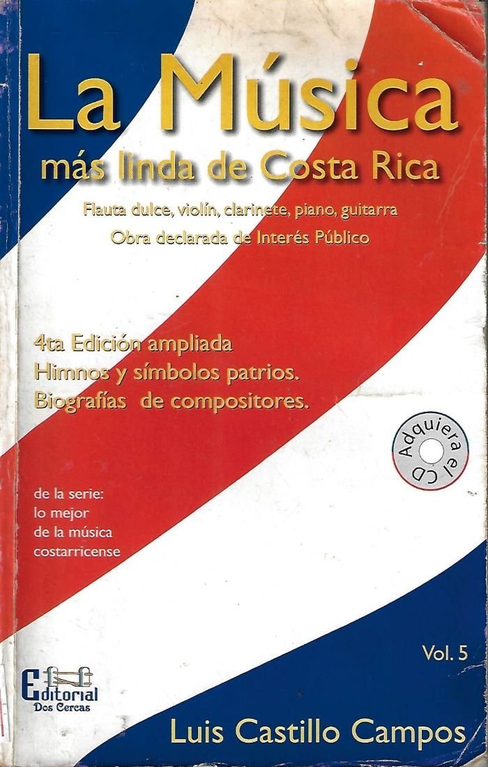 la música más linda de costa rica flauta dulce, violín, clarinete, piano, guitarra La música más linda de Costa Rica flauta dulce, violín, clarinete, piano, guitarra